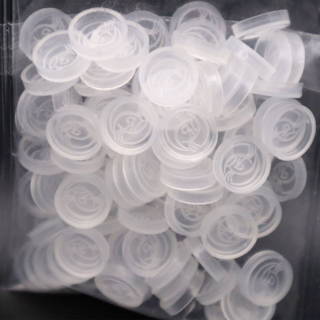 clear glue holders in plastic packaging