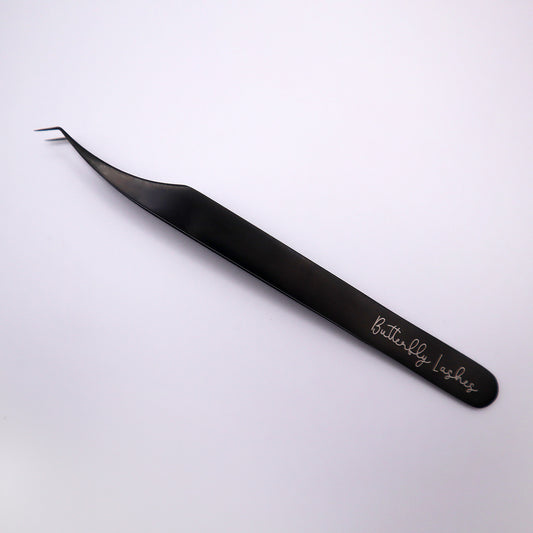 black fiber tip tweezer 