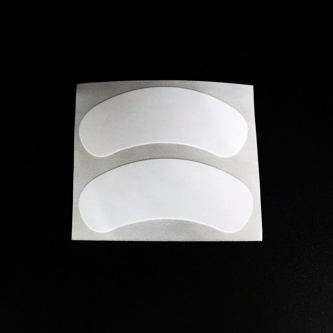 wings eyepad on sticker in white